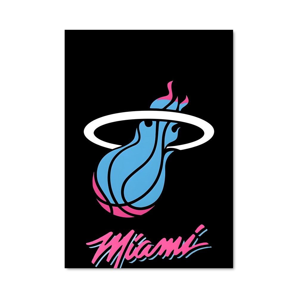 Poster Miami Heat Basket Touche poétique